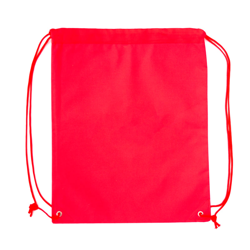 Wholesale Drawstring Bag Gym Sack - Red