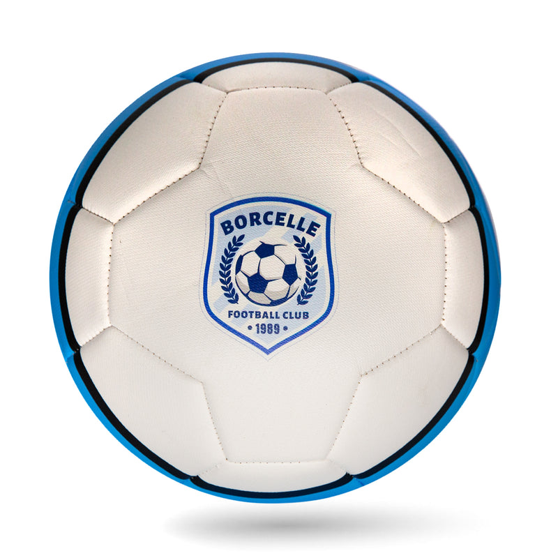 Personalised Logo Football – Size 5 Blue & White