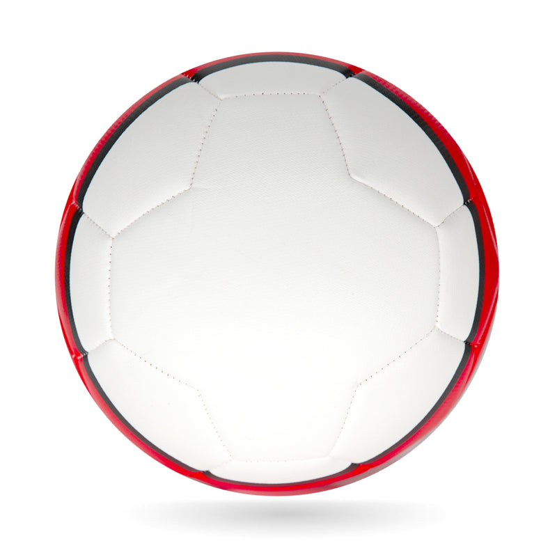 26 Panel  Plain Unbranded Football Size 5 - Red
