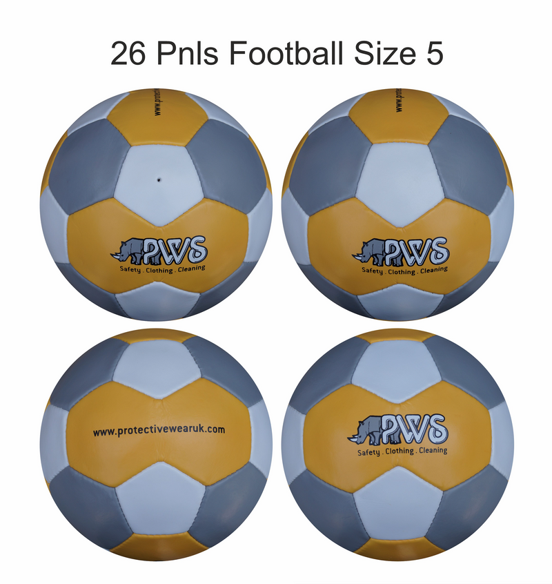Custom Football Ball - 26 Panel Size 5 PVC 'PWS'