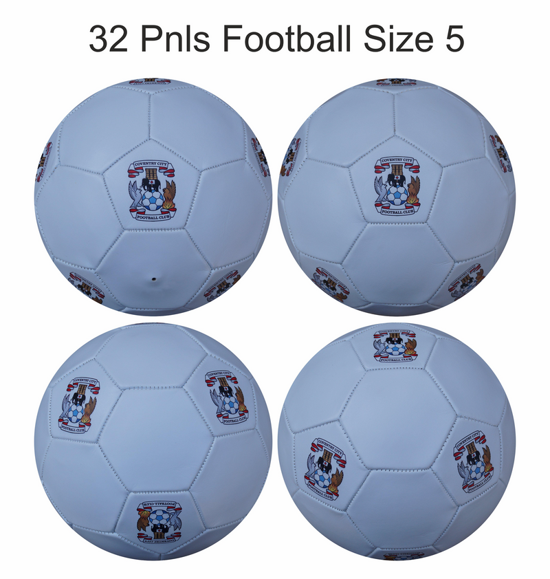 Custom Football Ball - 32 Panel Size 5 PVC 'Coventry City FC'