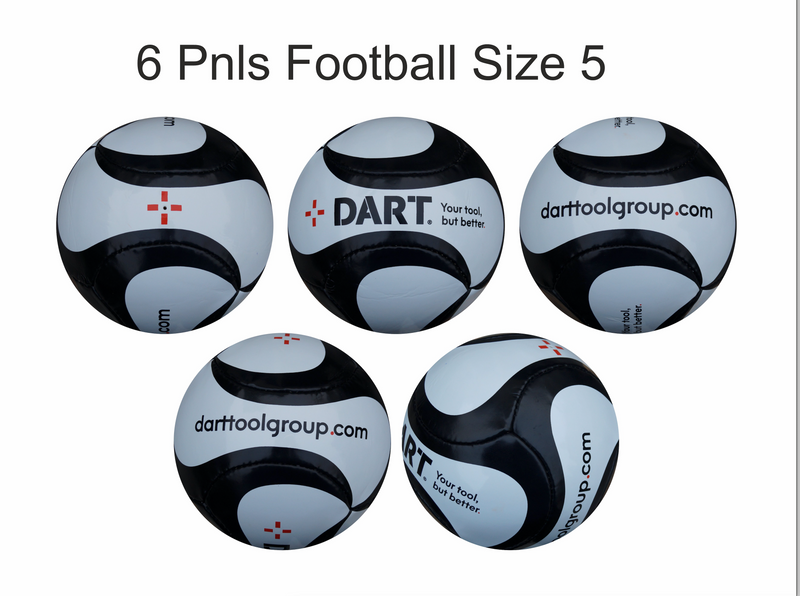 Custom Football Ball - 6 Panel Size 5 PVC 'DART'