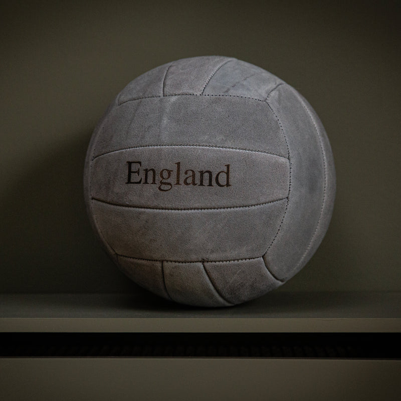 Personalised Suede Leather Football Ball