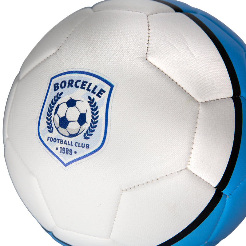 Personalised Logo Football – Size 5 Blue & White