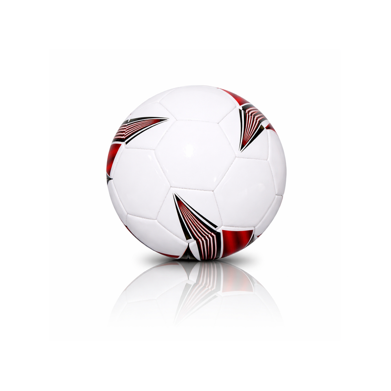 Plain Unbranded Football Ball V1 - Size 3 Red