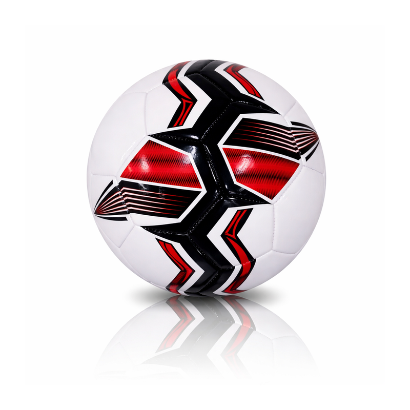 Plain Unbranded Football Ball V1 - Size 4 Red