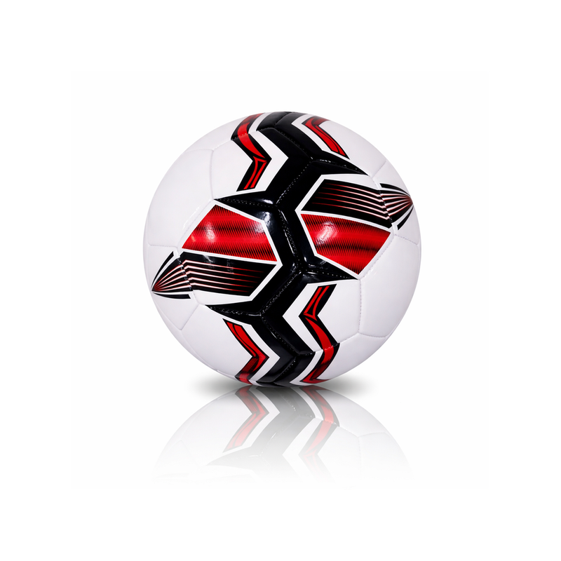 Plain Unbranded Football Ball V1 - Size 3 Red