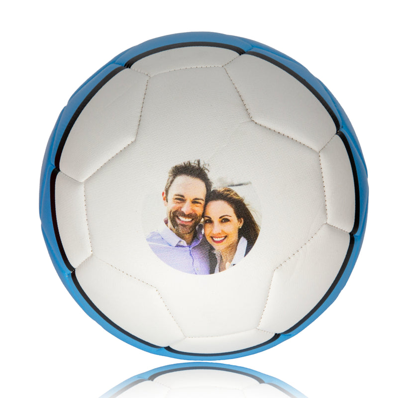 Personalised Photo Football – Blue Size 5