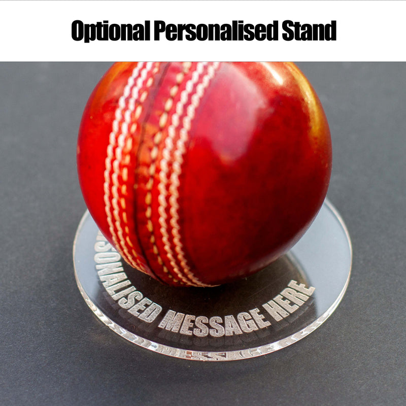 Personalised Cricket Ball - Laser Engraved
