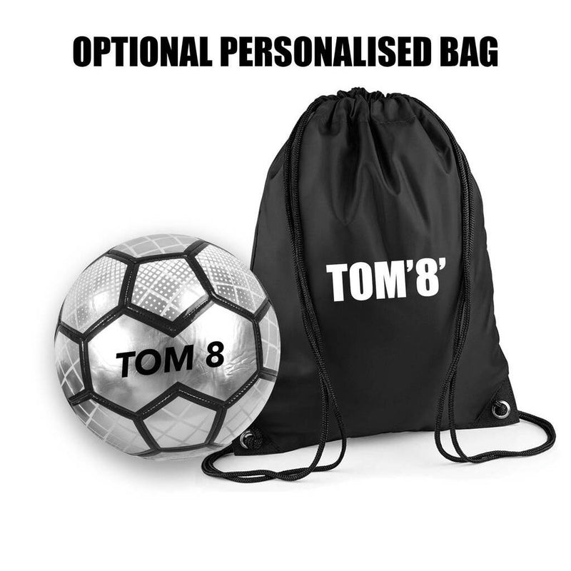 Personalised Football - Metallic Red Size 5 ** LOW STOCK **
