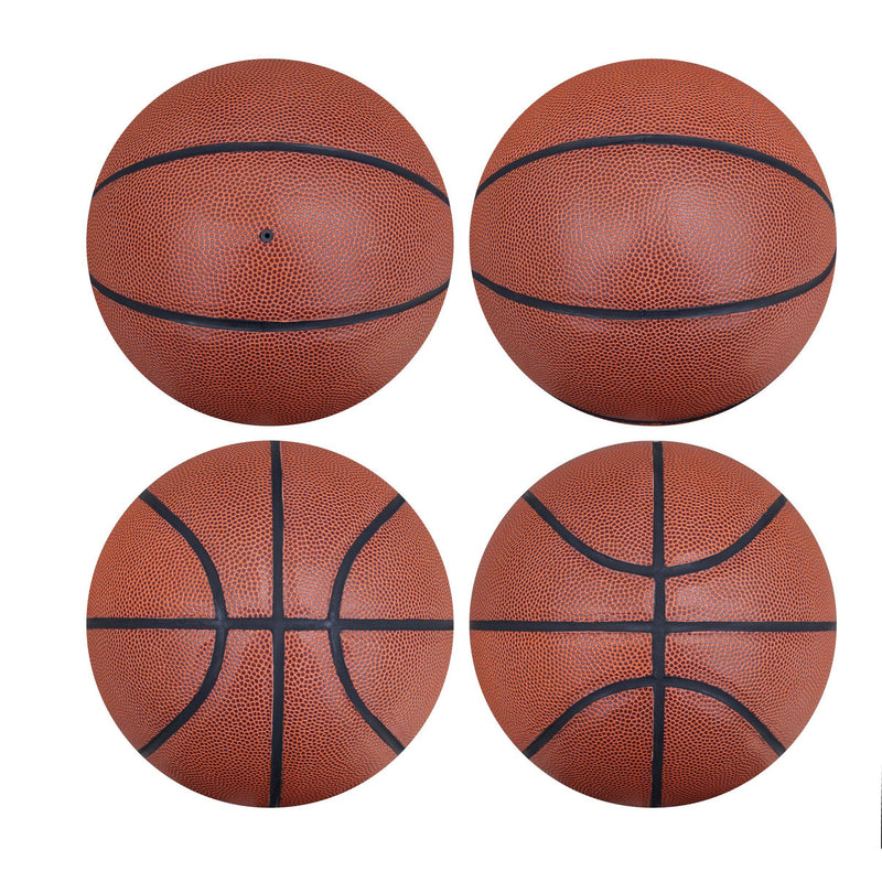 Plain Unprinted Composite Leather Basketball