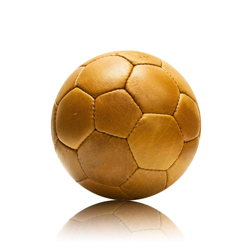 Vintage Leather Mini Soccer Football Ball - Unbranded