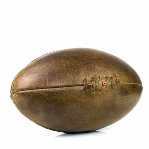 Vintage Leather Rugby Ball